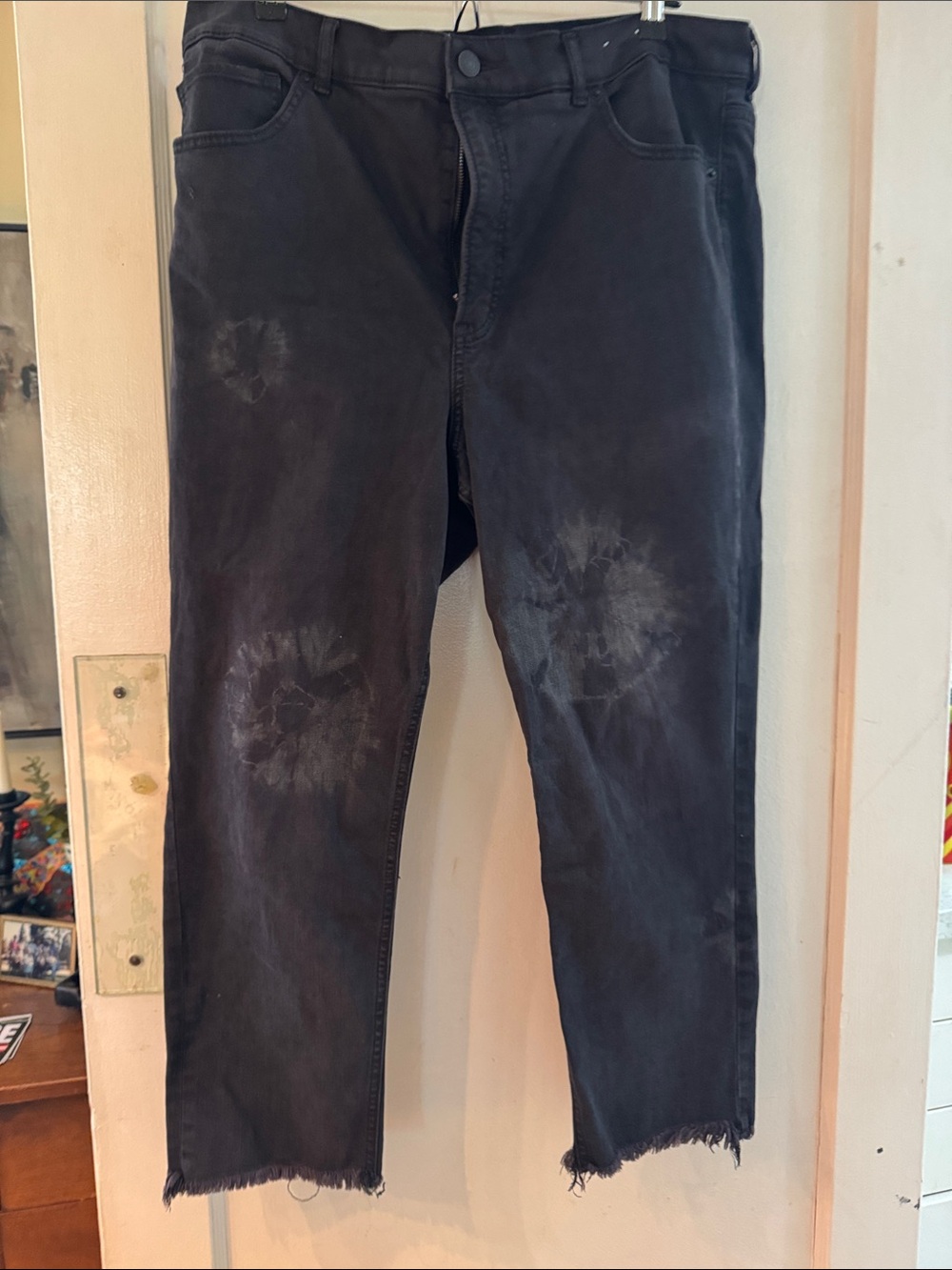 Express Tye Dye Mom jeans